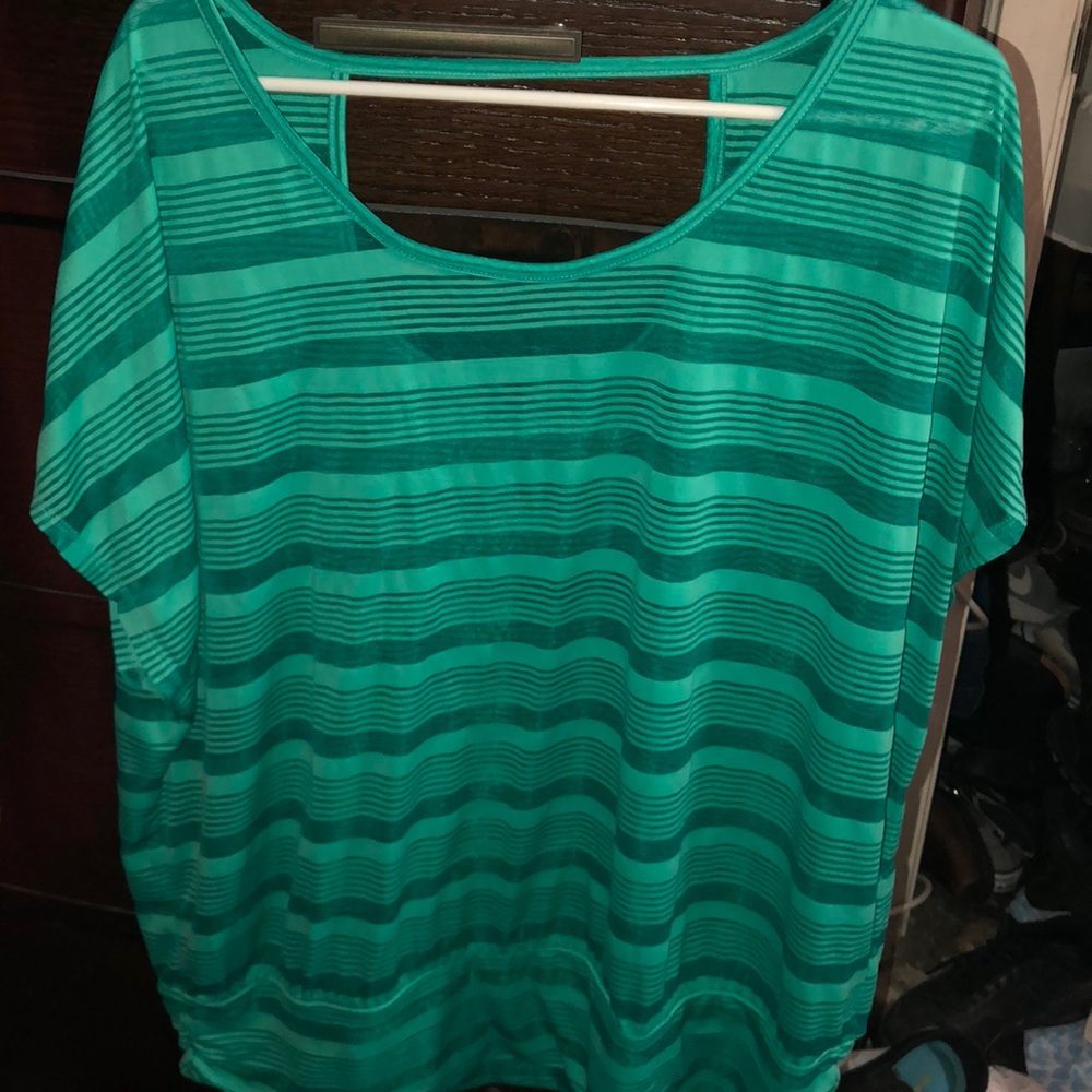 Lane Bryant Green shirt
